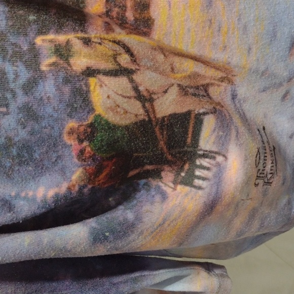 Thomas Kinkade Christmas scene sz 4x - Picture 2 of 12